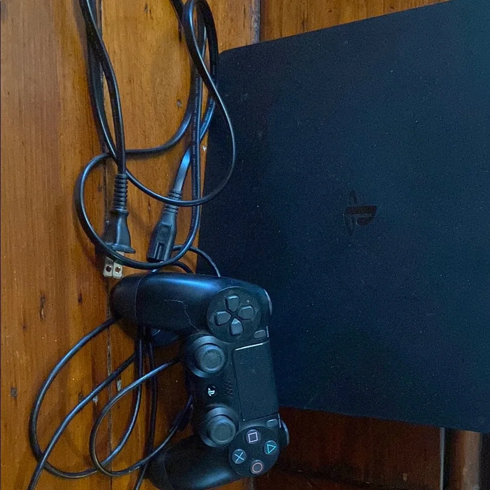 Sony Black Gaming Console
